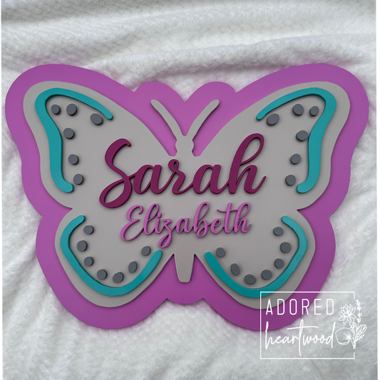 Custom nursery sign deposit