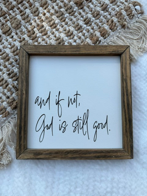 And if not